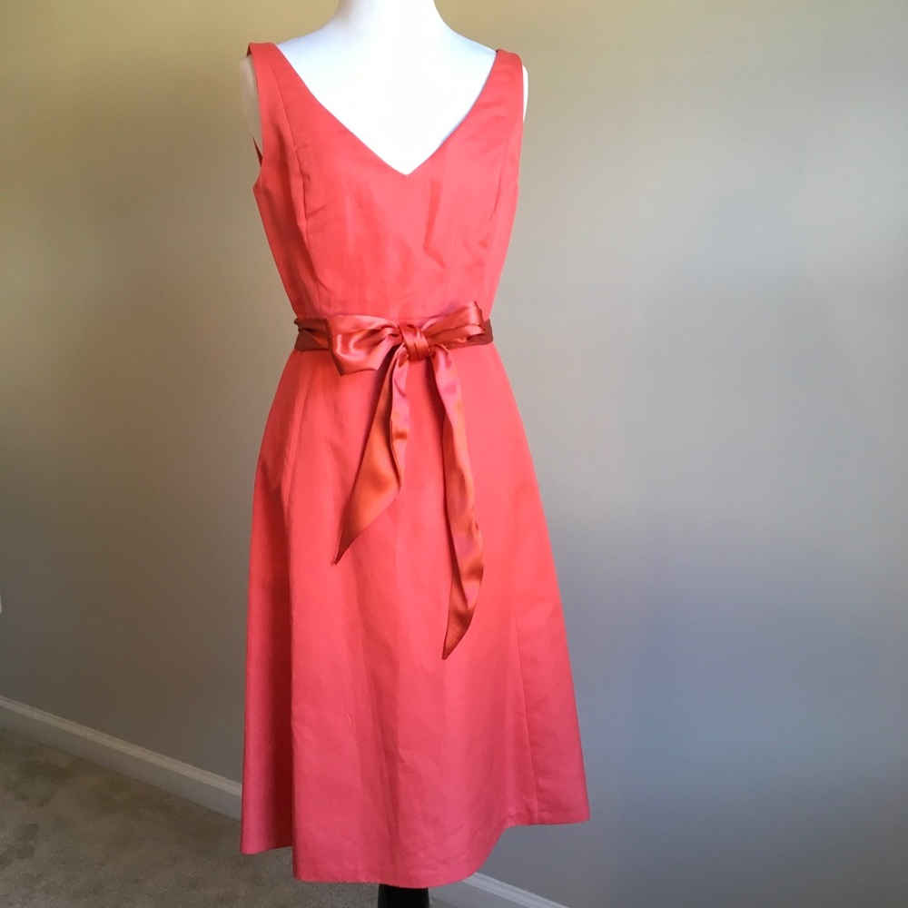 JCrew cotton cady v-neck dress